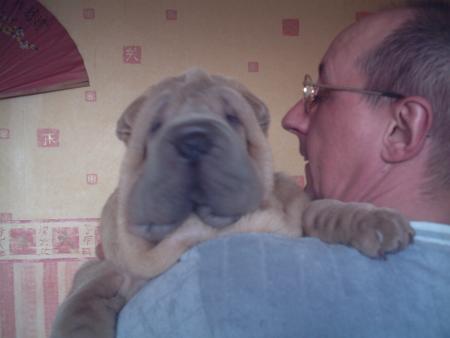 Mon nouveau papa.